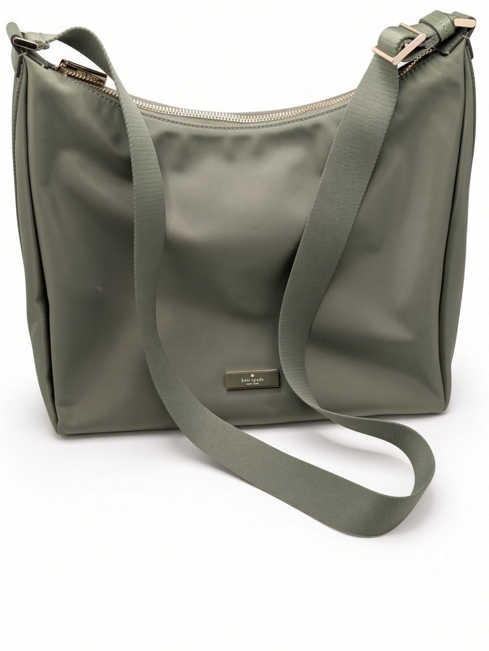 Kate Spade Sage Green Nylon Shoulder Bag, NWOT